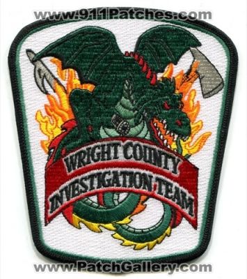 Wright County Fire Department Investigation Team (Minnesota)
Scan By: PatchGallery.com
Keywords: dept.