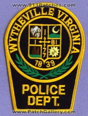 Wytheville Police Department (Virginia)
Thanks to apdsgt for this scan.
Keywords: dept.