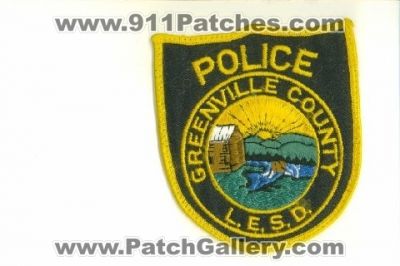 Greenville County Police Department (South Carolina)
Thanks to Andy Tremblay for this scan.
Keywords: dept. l.e.s.d. lesd