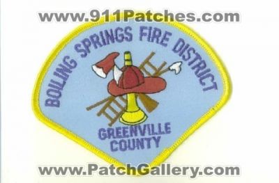 Boiling Springs Fire District (South Carolina)
Thanks to Andy Tremblay for this scan.
Keywords: greenville county
