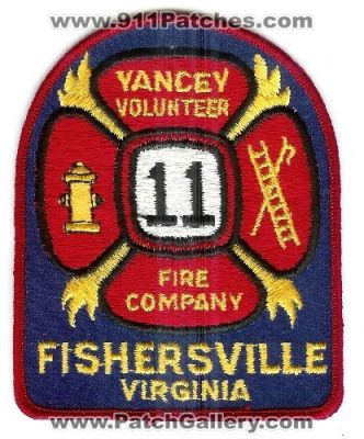 Yancey Volunteer Fire Company 11 (Virginia)
Thanks to Mark C Barilovich for this scan.
Keywords: fishersville