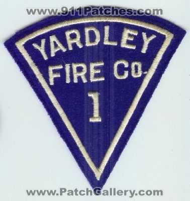 Yardley Fire Company 1 (Pennsylvania)
Thanks to Mark C Barilovich for this scan.
Keywords: co.