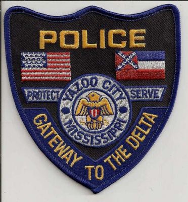 Yazoo City Police
Thanks to EmblemAndPatchSales.com for this scan.
Keywords: mississippi