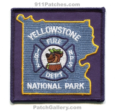 Yellowstone National Park Fire Department Patch (Wyoming)
Scan By: PatchGallery.com
Keywords: dept. nps service 1872 yogi bear