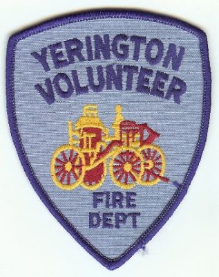 Yerington Volunteer Fire Dept
Thanks to PaulsFirePatches.com for this scan.
Keywords: nevada department