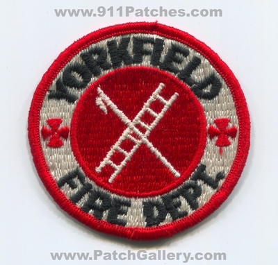 Yorkfield Fire Department Patch (Illinois)
Scan By: PatchGallery.com
Keywords: dept.