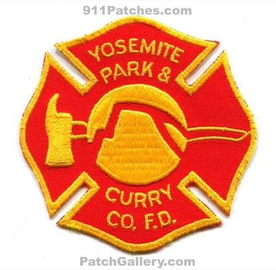 Yosemite Park and Curry County Fire Department Patch (California)
Scan By: PatchGallery.com
Keywords: & co. f.d. fd dept.