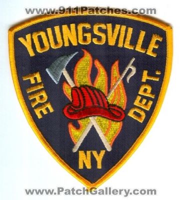 Youngsville Fire Department Patch (New York)
Scan By: PatchGallery.com
Keywords: dept. ny