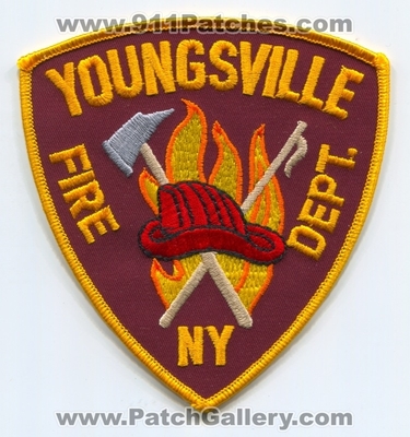 Youngsville Fire Department Patch (New York)
Scan By: PatchGallery.com
Keywords: dept. ny