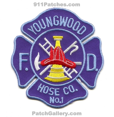 Youngwood Fire Department Volunteer Hose Company Number 1 Patch (Pennsylvania)
Scan By: PatchGallery.com
Keywords: dept. vol. co. no. #1