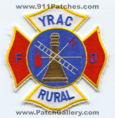 Yrac Rural Fire Department (North Carolina)
Scan By: PatchGallery.com
Keywords: dept. fd