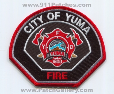 Yuma Fire Department Patch (Arizona)
Scan By: PatchGallery.com
Keywords: city of dept. yfd 1900