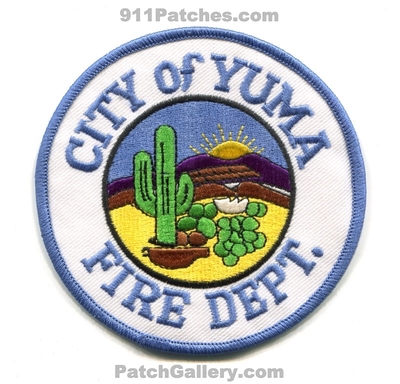Yuma Fire Department Patch (Arizona)
Scan By: PatchGallery.com
Keywords: city of dept.