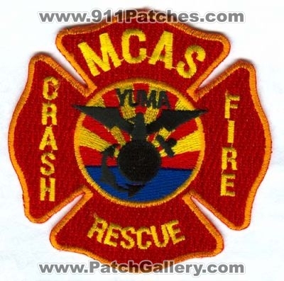 Yuma Marine Corps Air Station MCAS Crash Fire Rescue Department (Arizona)
Scan By: PatchGallery.com
Keywords: usmc dept. cfr arff aircraft airport firefighter firefighting