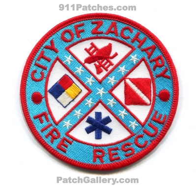 Zachary Fire Rescue Department Patch (Louisiana)
Scan By: PatchGallery.com
Keywords: city of dept.