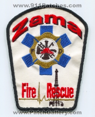 Zama Oil Field Fire Rescue Department Patch (Canada)
Scan By: PatchGallery.com
Keywords: dept. fd