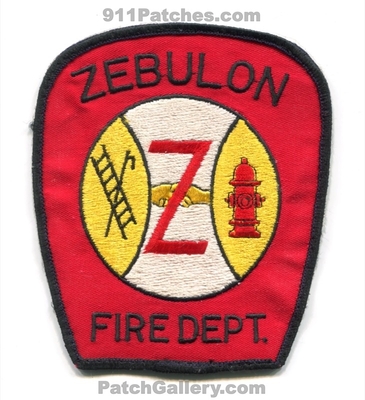 Zebulon Fire Department Patch (North Carolina)
Scan By: PatchGallery.com
Keywords: dept.