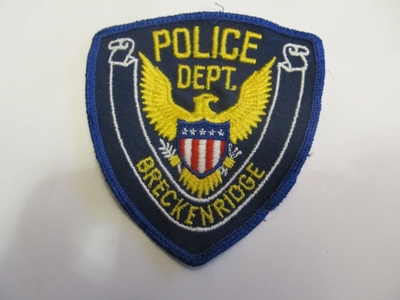 Breckenridge Police Department Patch (Colorado)
Uploaded by PatchGallery.com
