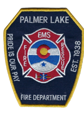 Palmer Lake Fire Department Patch (Colorado)
Thanks to diane_cars
Keywords: dept. rescue ems pride is our pay est. 1938