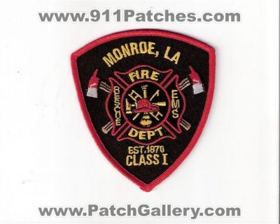 Monroe Fire Department (Louisiana)
Thanks to Bob Brooks for this scan.
Keywords: dept. rescue ems class i 1 la.