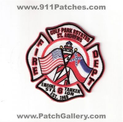 Gulf Park Estates Saint Andrews Fire Department Station 6 (Mississippi)
Thanks to Bob Brooks for this scan.
Keywords: st. dept. engine tanker
