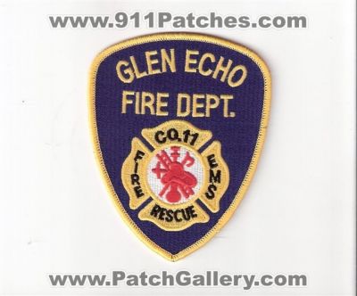 Glen Echo Fire Department Company 11 (Maryland)
Thanks to Bob Brooks for this scan.
Keywords: dept. co. rescue ems