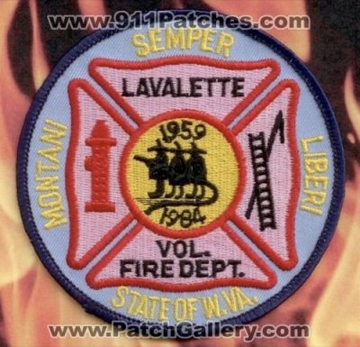 Lavalette Volunteer Fire Department (West Virginia)
Thanks to Paul Howard for this scan.
Keywords: vol. dept. state of w.va.