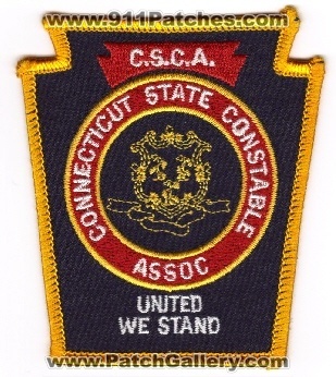 Connecticut State Constable Assoc (Connecticut)
Thanks to MJBARNES13 for this scan.
Keywords: association c.s.c.a. csca