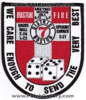 Boston Fire District 7 (Massachusetts)
Thanks to MJBARNES13 for this scan.
Keywords: engine ladder l-7 e-17 e-21 l-23 e-24