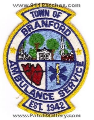 Branford Ambulance Service (Connecticut)
Thanks to MJBARNES13 for this scan.
Keywords: ems town of