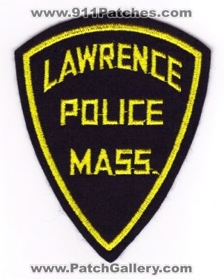 Lawrence Police (Massachusetts)
Thanks to MJBARNES13 for this scan.
