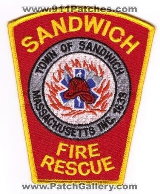 Sandwich Fire Rescue (Massachusetts)
Thanks to MJBARNES13 for this scan.
Keywords: town of