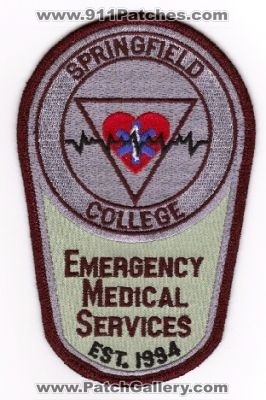 Springfield College Emergency Medical Services (Massachusetts)
Thanks to MJBARNES13 for this scan.
Keywords: ems