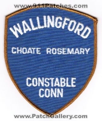 Wallingford Choate Rosemary Constable (Connecticut)
Thanks to MJBARNES13 for this scan.
