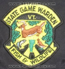 Vermont State Fish & Wildlife Game Warden (Hat Patch)
Thanks to derek141 for this picture.
Keywords: police and