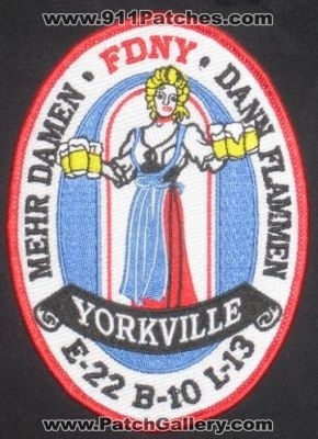 FDNY Fire Engine 22 Ladder 13 Battalion 10 (New York)
Thanks to derek141 for this picture.
Keywords: department