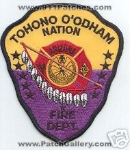 Tohono O'Odham Nation Fire Dept
Thanks to redgiant22 for this scan.
Keywords: arizona oodham department indian