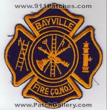Bayville Fire Co No 1 (New York)
Thanks to diveresq5 for this scan.
Keywords: company number