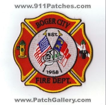 Boger City Fire Dept (North Carolina)
Thanks to diveresq5 for this scan.
Keywords: department