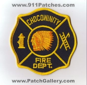 Chocowinity Fire Dept (North Carolina)
Thanks to diveresq5 for this scan.
Keywords: department