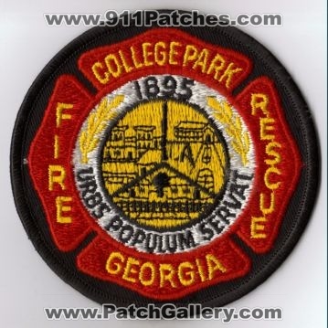 College Park Fire Rescue (Georgia)
Thanks to diveresq5 for this scan.
