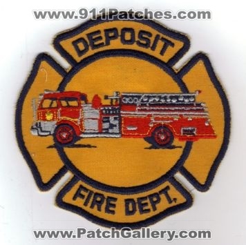 Deposit Fire Dept (New York)
Thanks to diveresq5 for this scan.
Keywords: department