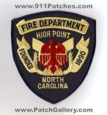 High Point Fire Department (North Carolina)
Thanks to diveresq5 for this scan.
