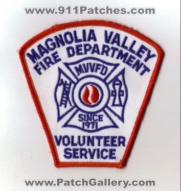 Magnolia Valley Fire Department Volunteer Service (Florida)
Thanks to diveresq5 for this scan.
Keywords: mvvfd