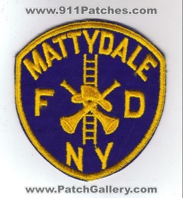 Mattydale F.D. (New York)
Thanks to diveresq5 for this scan.
Keywords: fire department fd