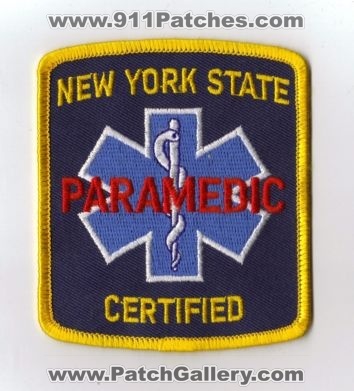 New York State Certified Paramedic
Thanks to diveresq5 for this scan.
Keywords: ems