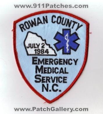Rowan County Emergency Medical Service (North Carolina)
Thanks to diveresq5 for this scan.
Keywords: ems