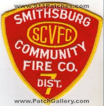 Smithsburg Community Fire Co Dist 7 (Maryland)
Thanks to diveresq5 for this scan.
Keywords: company district scvfc