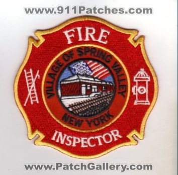 Spring Valley Fire Inspector (New York)
Thanks to diveresq5 for this scan.
Keywords: village of