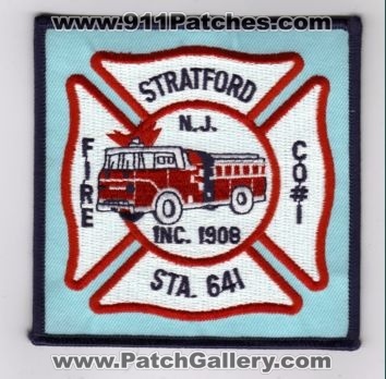 Stratford Fire Co #1 Sta 641 (New Jersey)
Thanks to diveresq5 for this scan.
Keywords: company number station